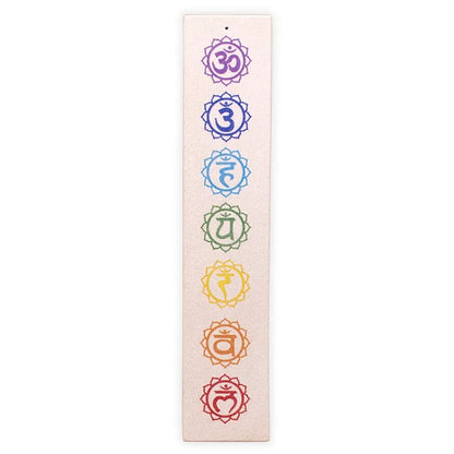 Räucherstäbchenhalter „7 Chakren“ rechteckig