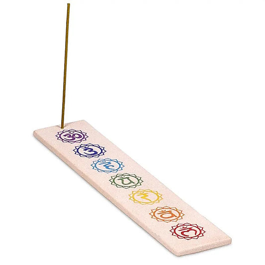Räucherstäbchenhalter „7 Chakren“ rechteckig
