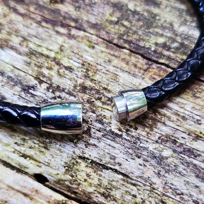 Lederarmband "Goldrunen" einfach