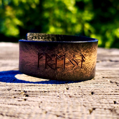 „Thor“ Armband aus Premium-Leder, erhältlich in mehreren Farben