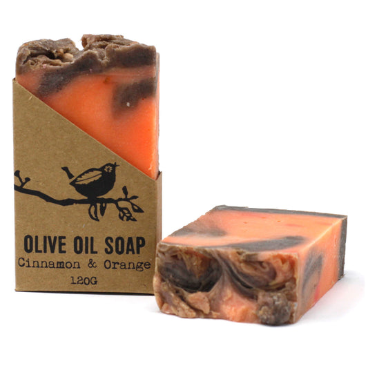 Ren Tvål av Olivolja - Kanel & Apelsin, 120gr.