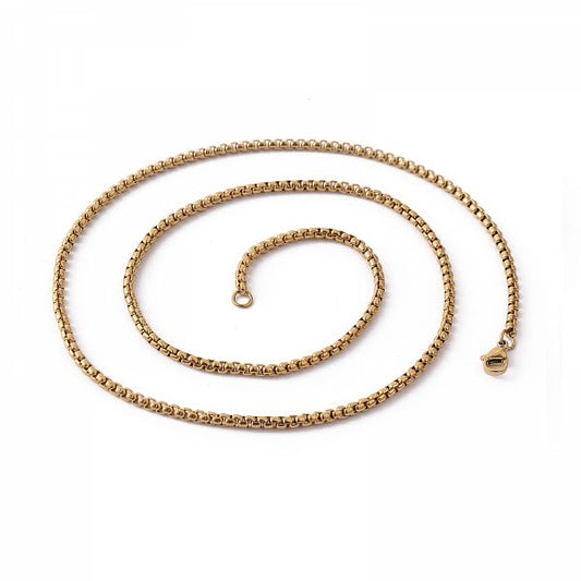 Boxchain 3mm Guld