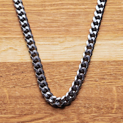 Linkchain halskedja 9mm – rostfritt stål