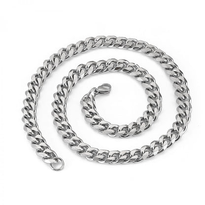 Linkchain halskedja 10,5mm – rostfritt stål