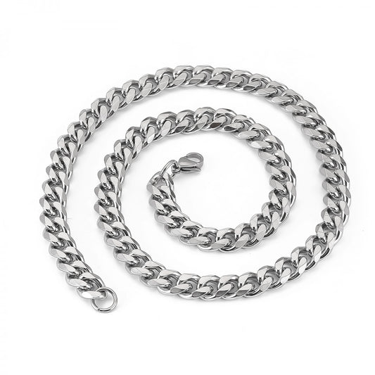 Linkchain halskedja 10,5mm – rostfritt stål