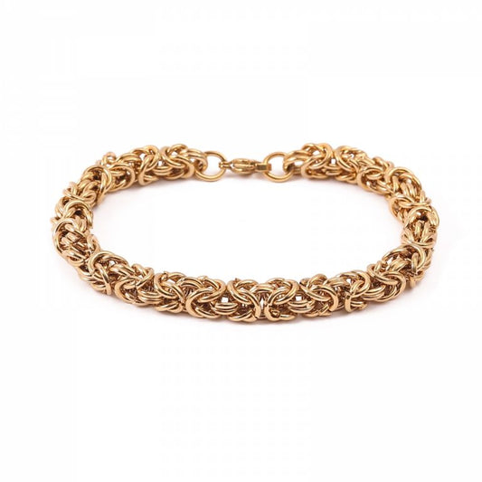 Kedjearmband ”Sigtuna” – King Chain Guld