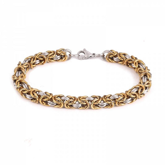 Kedjearmband ”Sigtuna” – King Chain Dualtone
