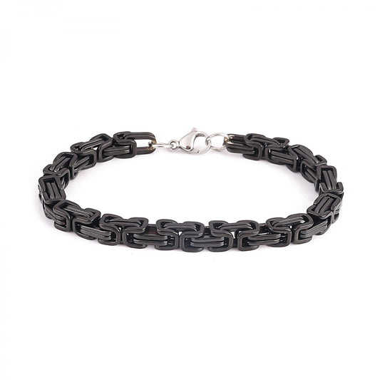 Kedjearmband "Torslunda" - King Chain - Svart
