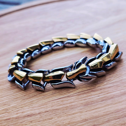 Armband "Dragon massiv" Dualtone