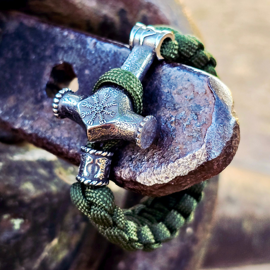 Mjölnir Armband - Paracord, verschiedene Farben