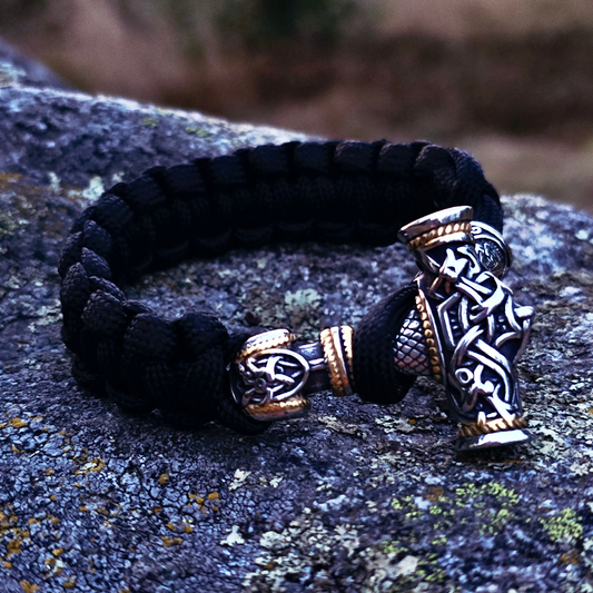 Armband "Thor-Mjölnir" Paracord – verschiedene Farben