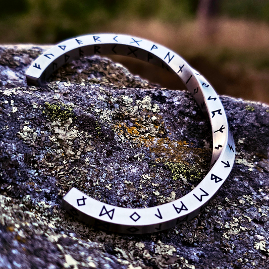 Runen Armreif (Bangle) – 304 Rostfreier Stahl