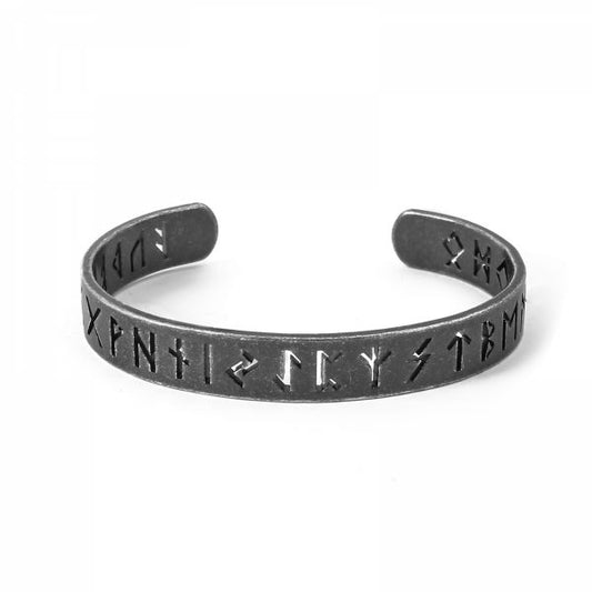Antique Bangle "Runes of the North" Antik