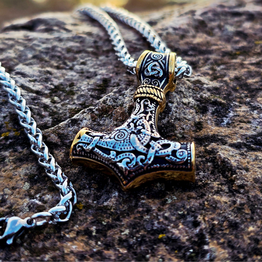 Halskette „Mjölnir Asgard-Knoten“