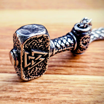 Halsband "Mjölnir Klassik" Silver