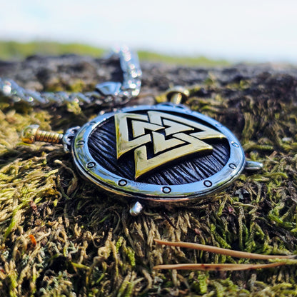 Halsband "Valknut Shield" (2025) Dualtone
