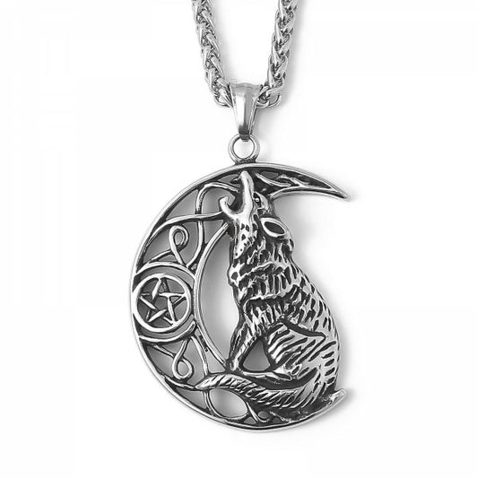 Wolf Halsband "Howling 2 the moon XL"