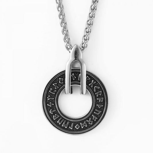 Halsband "Runic Wheel" Silver (2026)