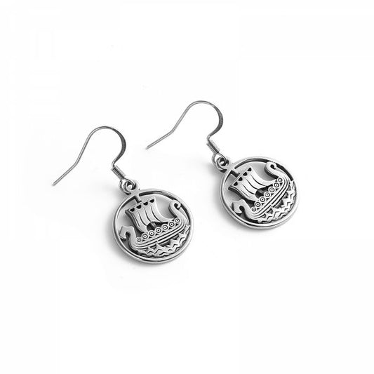 Earrings "Longship elegance" (2025)