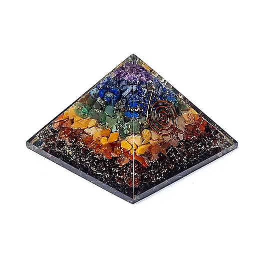Orgonit Pyramide - 7 Chakren