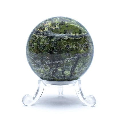 Feng Shui, Grön Serpentin - Ädelstenkula