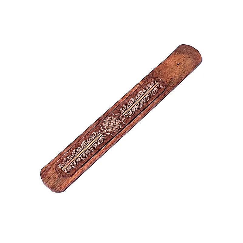 Räucherstäbchenhalter aus Akazienholz
