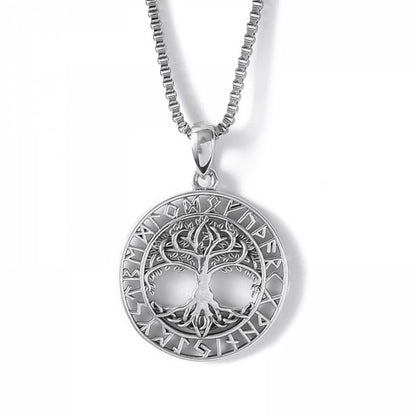Rune Necklace “Yggdrasil” – Necklace in 925 Sterling Silver