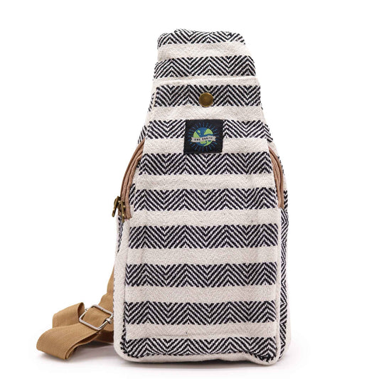 Shoulder bag "Bohemian" – Black-White