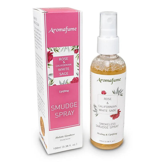 Aromafume Smudge Spray – Weißer Salbei &amp; Palo Santo