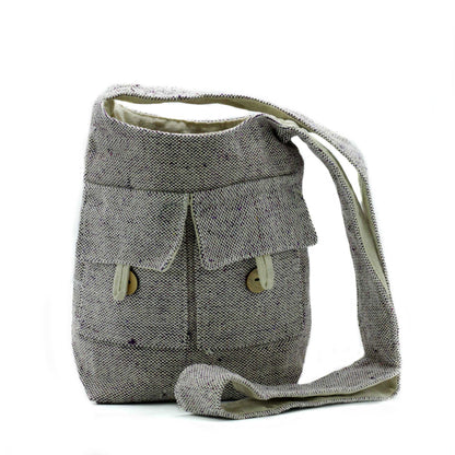 Cotton Pocket Bag - Lavender, 26cm
