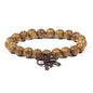 Mala Armband aus Wengéholz 8mm – elastisch &amp; natürlich