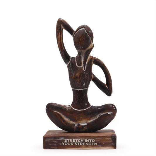 Yogafigur „Stretch into your strength“