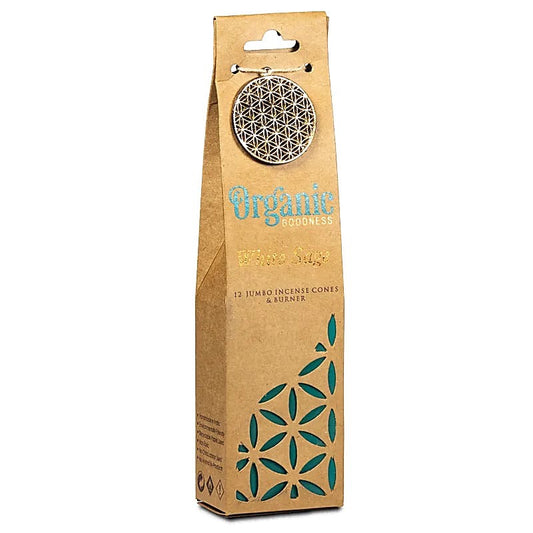 Organic Goodness Räucherkegel – Weißer Salbei