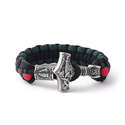 Armband "Mjölner Asgard-Knot" "Wildwood Edition"