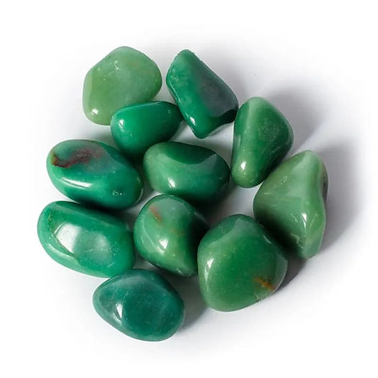 Grüner Quarz – Trommelsteine A-Qualität 