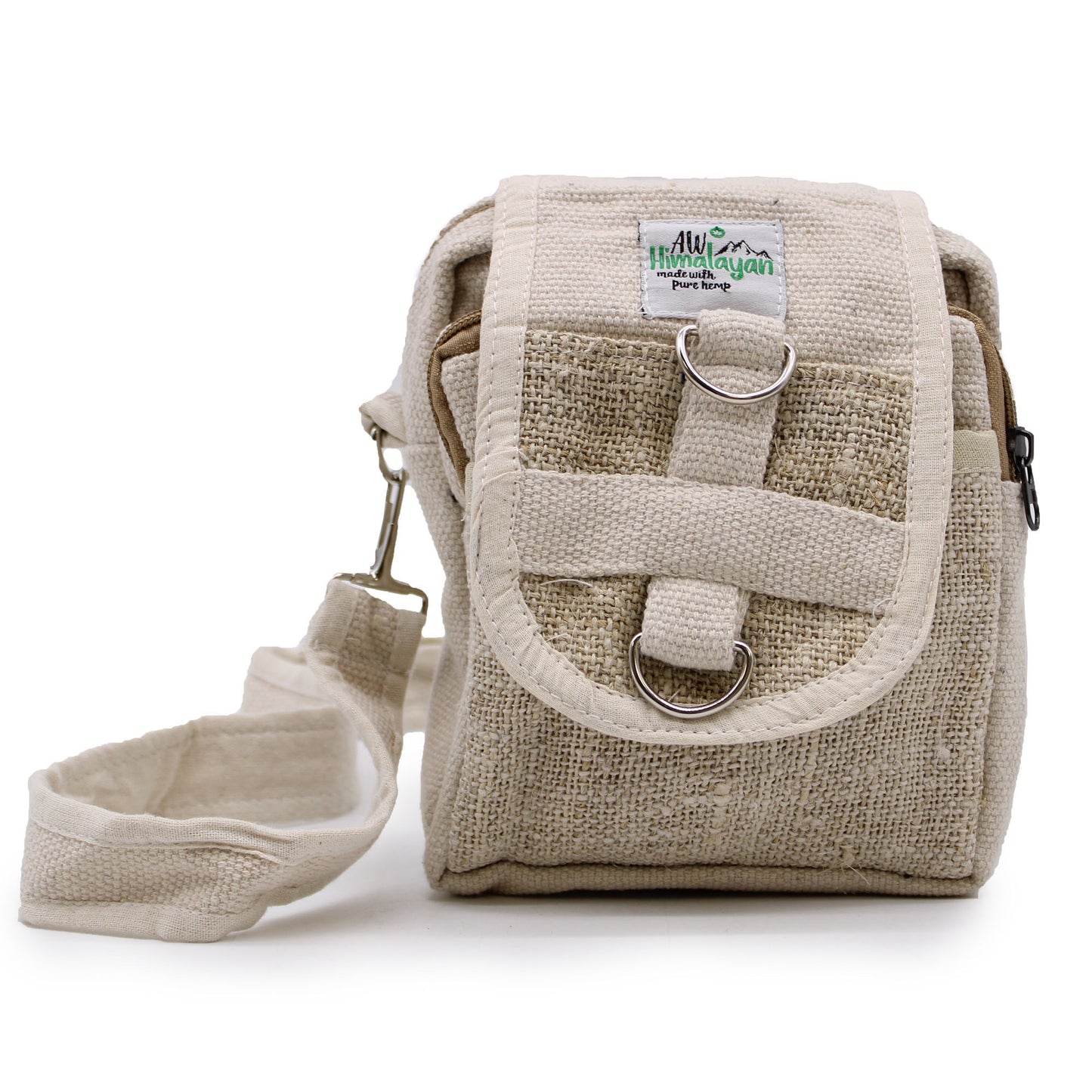 Crossbody-väska i Hampa & Bomull
