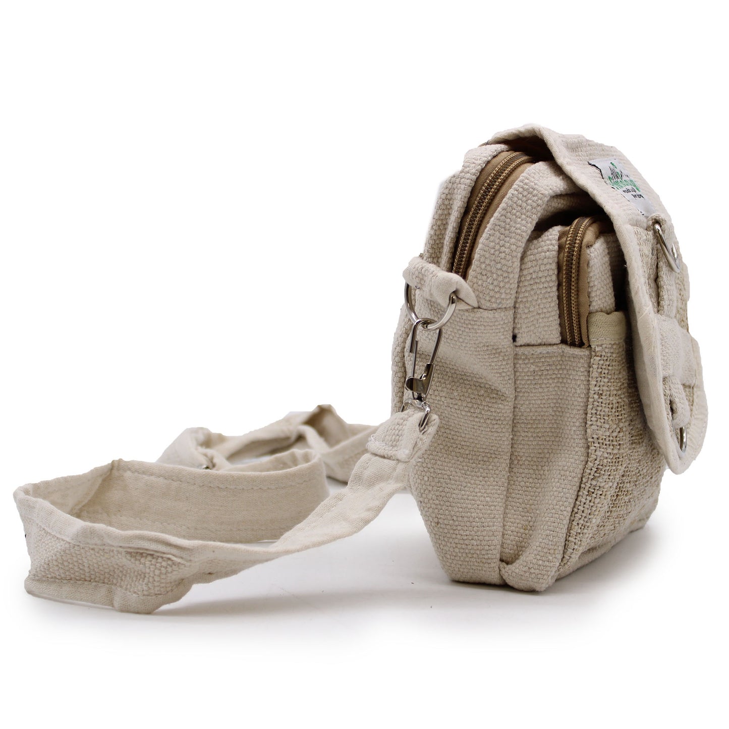 Crossbody-väska i Hampa & Bomull