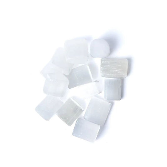 Selenit (Satinspat), A-Qualität – Trommelsteine