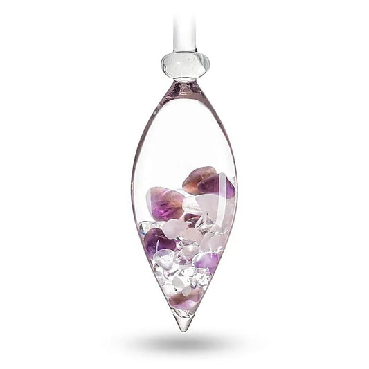 Edelsteinstab – Phiole „Wellness“