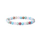 Armband Aquamarin-Steinmix, 6mm, AA-Qualität