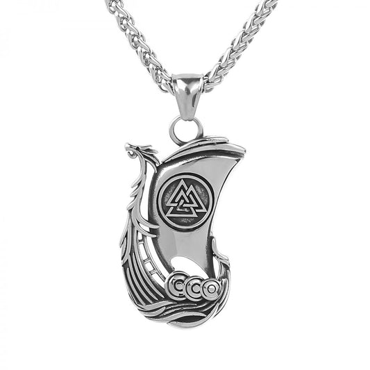 Halsband "Drakkar Longship" Silver (2026)