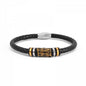 Lederarmband "Goldrunen" einfach
