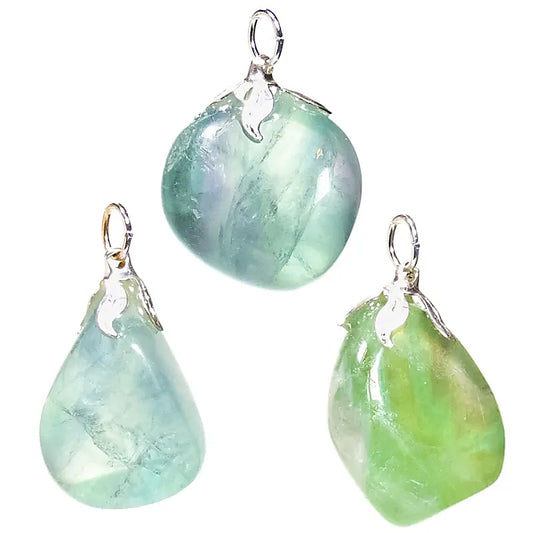Edelsteinpendant - Grüner Fluorit