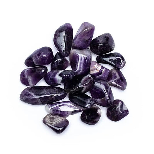 Gestreifter Amethyst 20-30mm - A-Qualität, Trommelsteine ​​