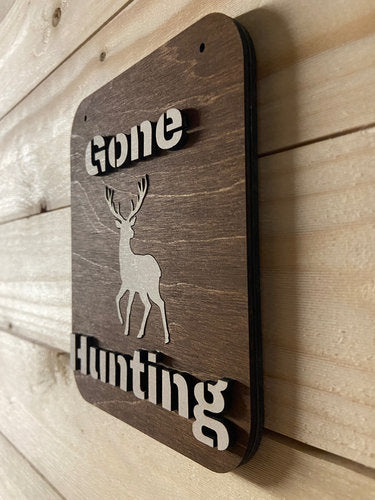 Wanddekoration „Gone Hunting“ 