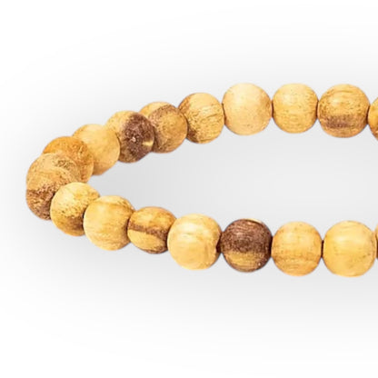 Palo Santo Armband, runde Perlen - Größe "S"