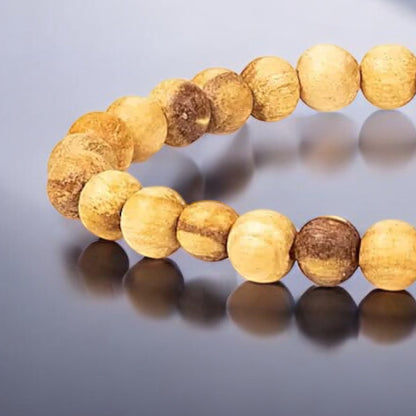 Palo Santo Armband, runde Perlen - Größe "S"