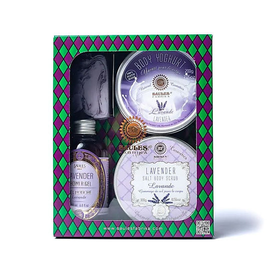 Luxuriöses Lavendel-Geschenkset - Saules Fabrika