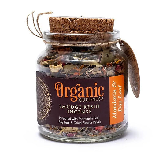 Natürlicher Räucherharz für Aromatherapie "Mandarine & Lorbeerblatt"