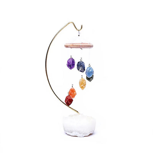 Mobilé Dekoration "Chakra-Kristallbalance"